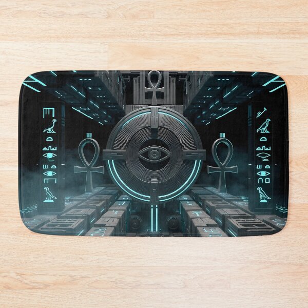 Item preview, 3D Perspectives, Cyberpunk Egyptian Hieroglyphics, Symmetrical Textures (image size 8320x12480) designed and sold by Digital-Davinci.