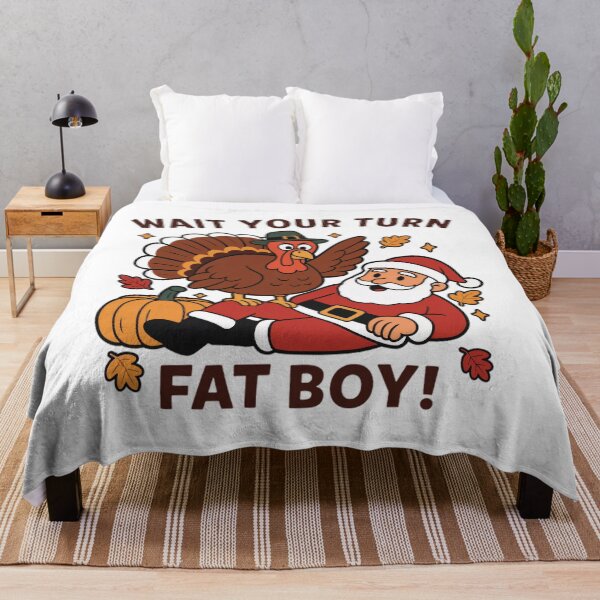 Item preview, Classic Fatboy Turn Thanksgiving Funny Wait Turkey Meme Your designed and sold by Rocklaretbean.