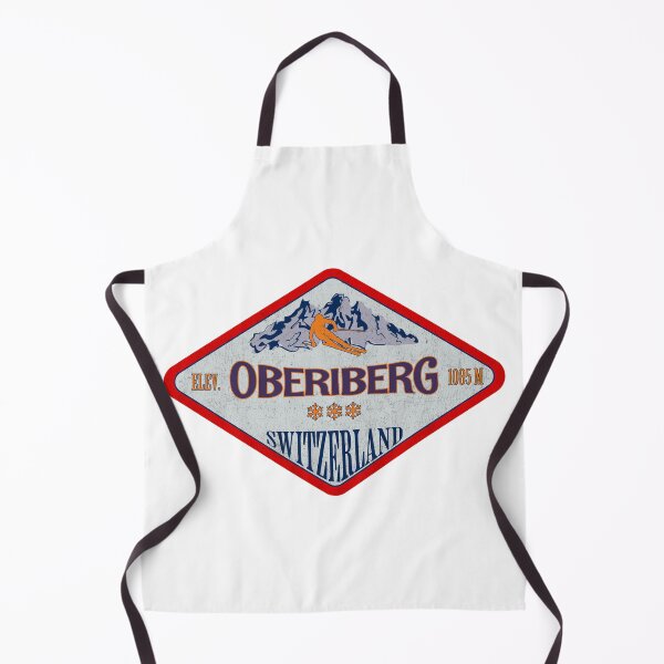 Item preview, Oberiberg, Switzerland, Vintage skiing badge design designed and sold by Wanderful-roads.
