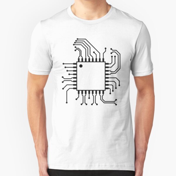 microcontroller electrical engineer Slim Fit T-Shirt