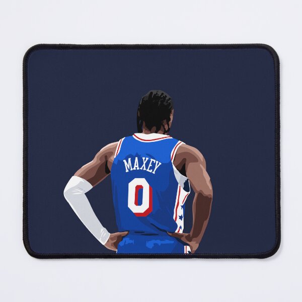 Item preview, Tyrese Maxey Vector Back Above Waist Blue Qiangy designed and sold by qiangdade.