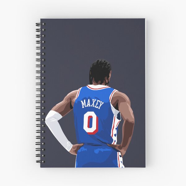 Item preview, Tyrese Maxey Vector Back Above Waist Blue Qiangy designed and sold by qiangdade.