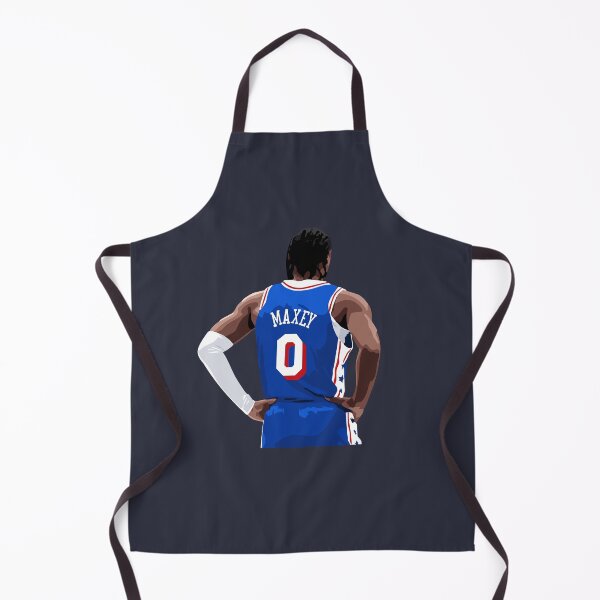 Item preview, Tyrese Maxey Vector Back Above Waist Blue Qiangy designed and sold by qiangdade.
