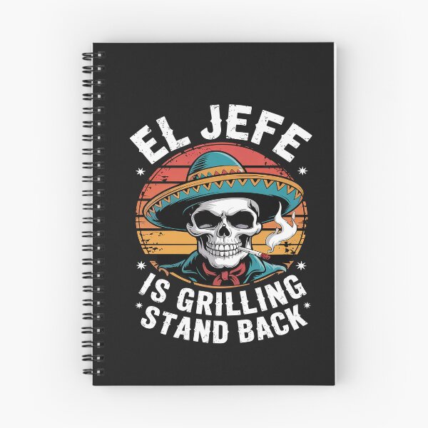 Item preview, El Jefe Grilling Stand Back Funny Mexican Dad designed and sold by Hofersofer.