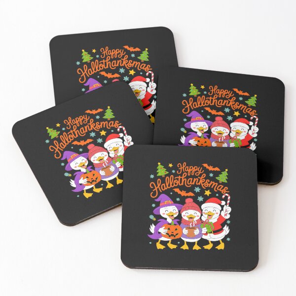 Item preview, HalloweenHappy Hallothanksmas Goose Fall Christmas designed and sold by VasilisLamArt.