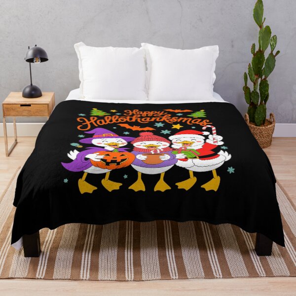 Item preview, HalloweenHappy Hallothanksmas Goose Fall Christmas designed and sold by VasilisLamArt.