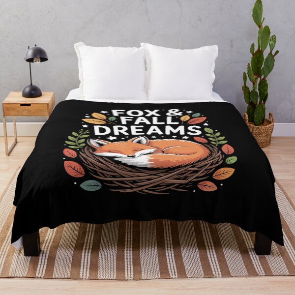 Item preview, Fox and Fall Dreams Cozy Autumn Fox Lover Forest Vibes designed and sold by CultureSpec.