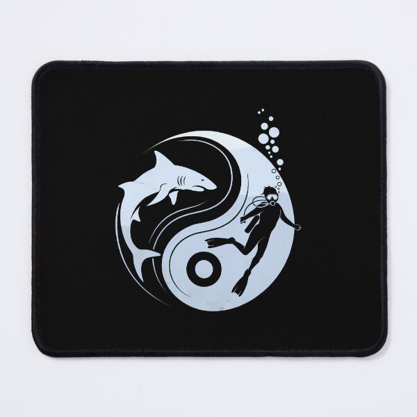 Item preview, Scuba Diving Yin Yang Under Water Diver Scuba Divers designed and sold by LorraineRita.
