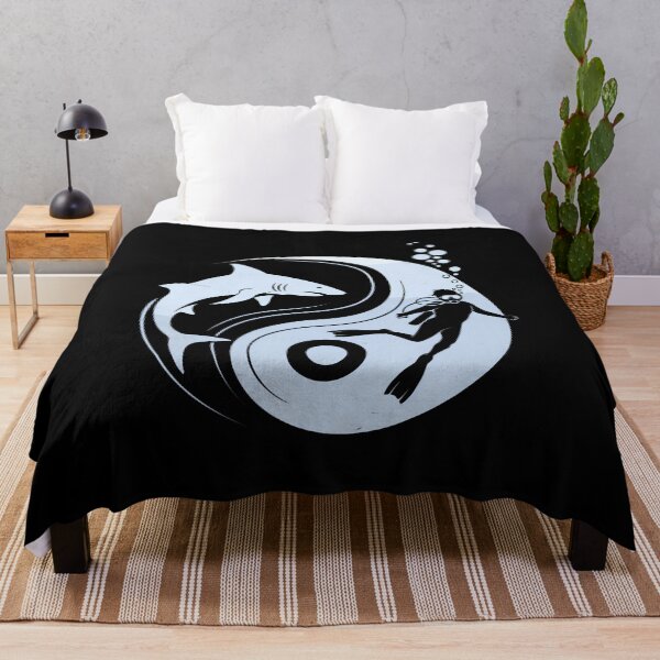 Item preview, Scuba Diving Yin Yang Under Water Diver Scuba Divers designed and sold by LorraineRita.
