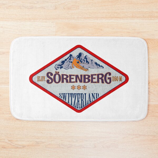Item preview, Sörenberg, Switzerland, Vintage skiing badge design designed and sold by Wanderful-roads.
