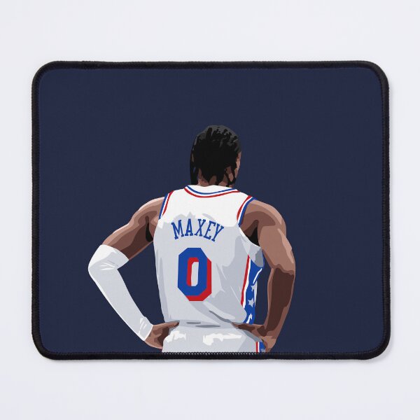 Item preview, Tyrese Maxey Vector Back Above Waist White Qiangy designed and sold by qiangdade.