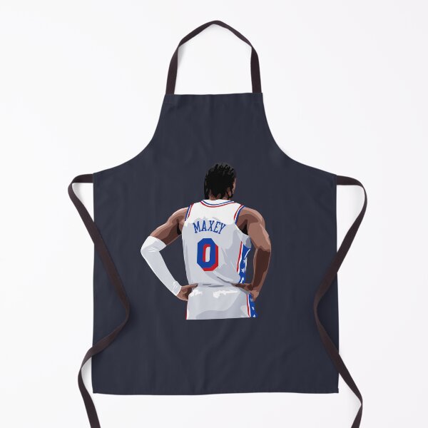 Item preview, Tyrese Maxey Vector Back Above Waist White Qiangy designed and sold by qiangdade.