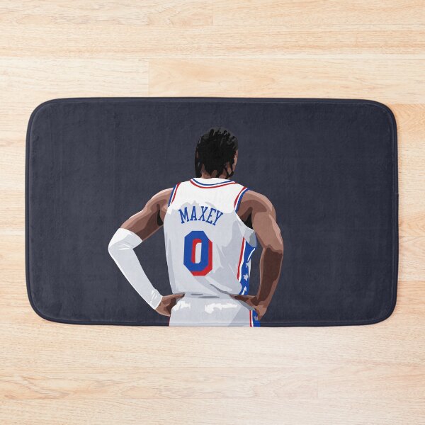 Item preview, Tyrese Maxey Vector Back Above Waist White Qiangy designed and sold by qiangdade.
