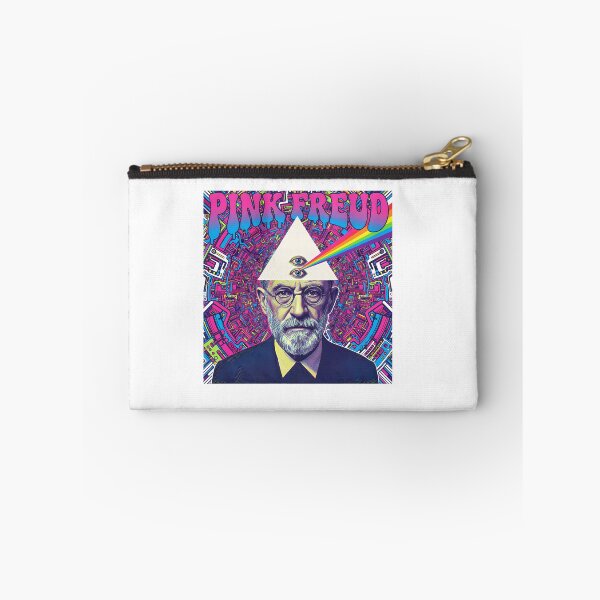 Item preview, Pink Freud – Minimal Contemporary Pun Art | Psychology & Music Parody Design designed and sold by OzzFrequency.