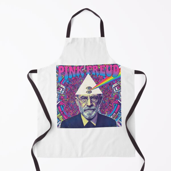 Item preview, Pink Freud – Minimal Contemporary Pun Art | Psychology & Music Parody Design designed and sold by OzzFrequency.
