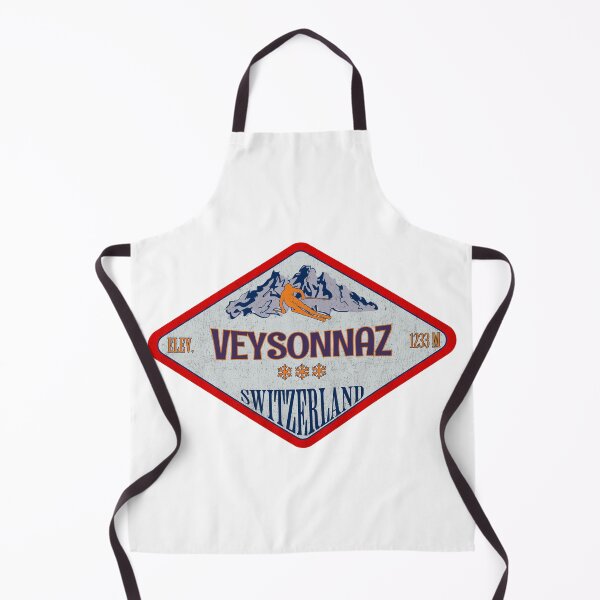 Item preview, Veysonnaz, Switzerland, Vintage skiing badge design designed and sold by Wanderful-roads.