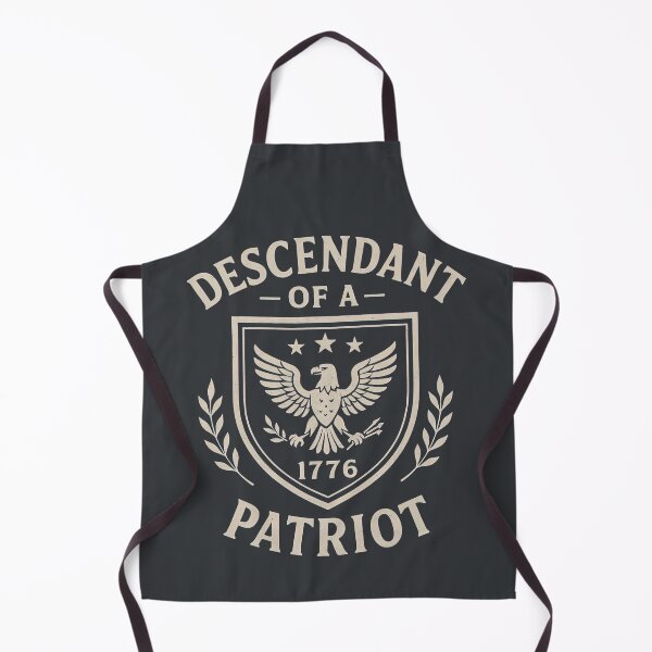 Item preview, Descendant of a Proud Patriot Heritage Shield designed and sold by Retr0Tshirts.