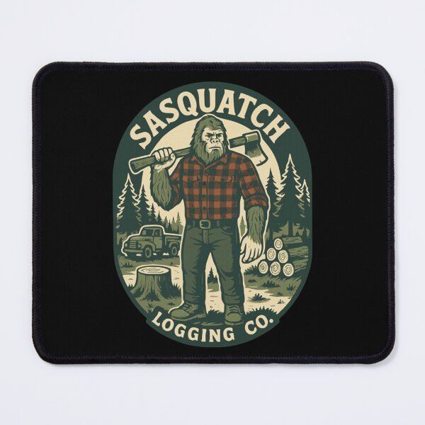 Item preview, Sasquatch Logging Co. Vintage Style Bigfoot Lumberjack Sweat designed and sold by Stephenbaile.