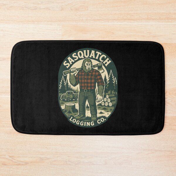 Item preview, Sasquatch Logging Co. Vintage Style Bigfoot Lumberjack Sweat designed and sold by Stephenbaile.