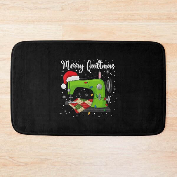 Item preview, Merry Quiltmas Knitting Sewing Santa Christmas Quilter designed and sold by LorraineRita.