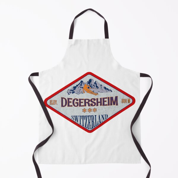 Item preview, Degersheim, Switzerland, Vintage skiing badge design designed and sold by Wanderful-roads.