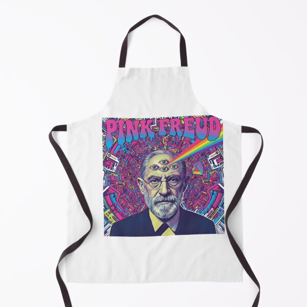 Item preview, Pink Freud – Minimal Contemporary Pun Art | Psychology & Music Parody Design designed and sold by OzzFrequency.