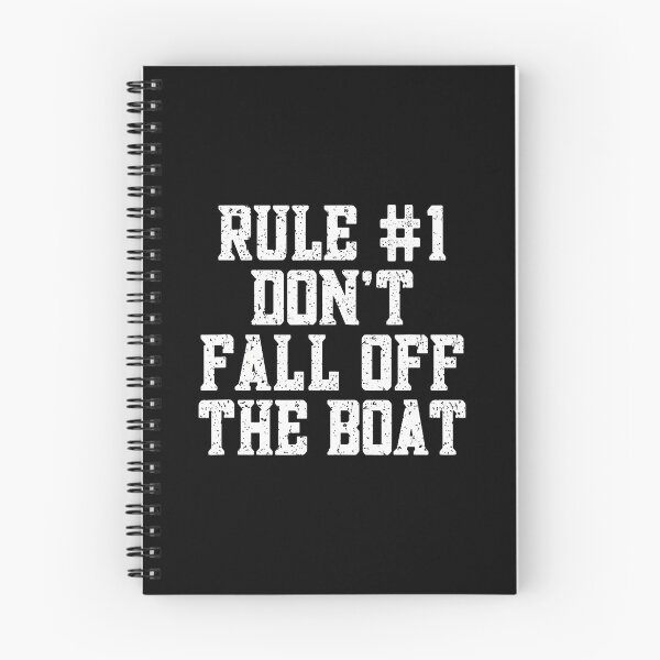 Item preview, Rule 1 Don'T Fall Off The Boat Motorboat Boating Sailing designed and sold by OnaConnie.