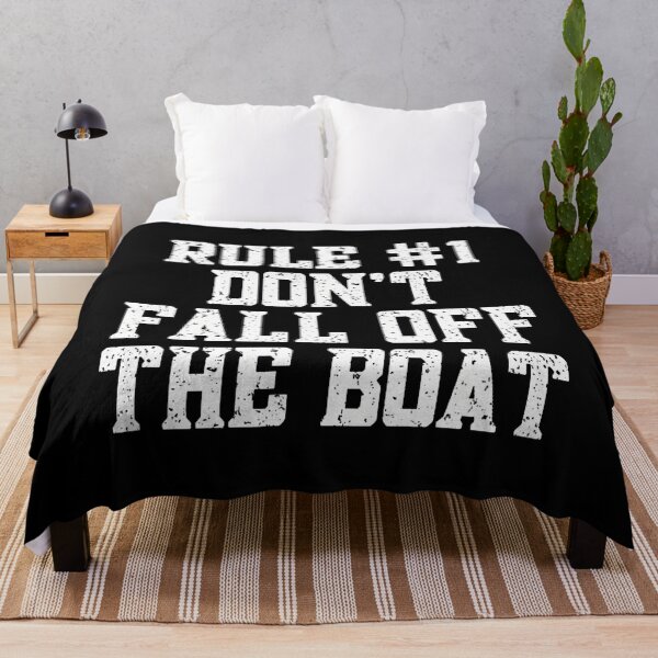 Item preview, Rule 1 Don'T Fall Off The Boat Motorboat Boating Sailing designed and sold by OnaConnie.
