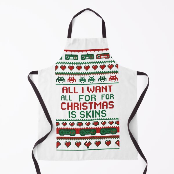 Item preview, All I Want For Christmas Is Skins - Ugly Sweater Gamer Style designed and sold by BKPrintDesing.