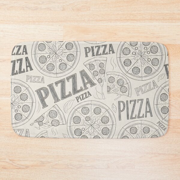 Item preview, ITALIAN PIZZA WALLPAPER PATTERN designed and sold by infinitearte.