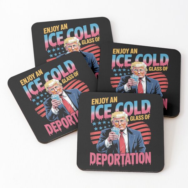 Item preview, ICE Enjoy An Ice Cold Glass Of Deportation designed and sold by estellaken.