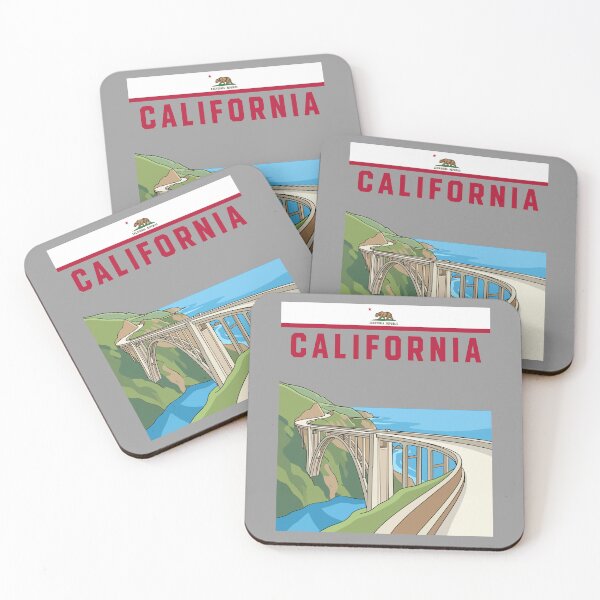 Item preview, Big Sur Serenity, California Republic Bridge Vibe designed and sold by mashmosh.