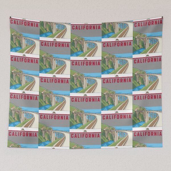 Item preview, Big Sur Serenity, California Republic Bridge Vibe designed and sold by mashmosh.