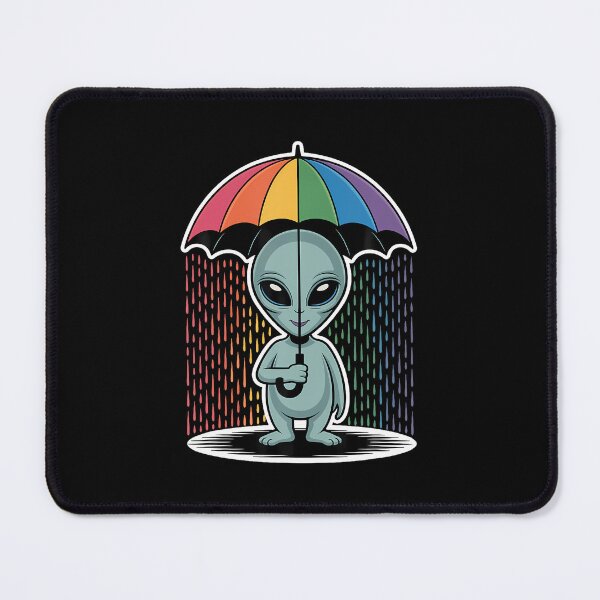 Item preview, Alien Lgbt Gay Pride Rainbow Flag Umbrella Ufo Lover designed and sold by MarianMartha.