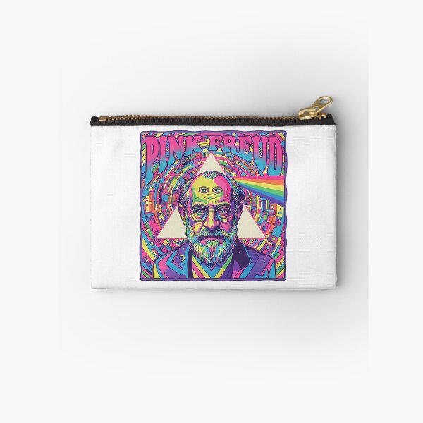 Item preview, Pink Freud – Minimal Contemporary Pun Art | Psychology & Music Parody Design designed and sold by OzzFrequency.
