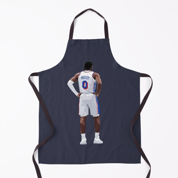 Item preview, Tyrese Maxey Vector Back Standing White Qiangy designed and sold by qiangdade.