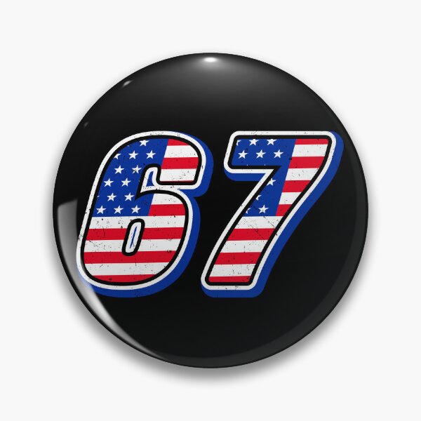 Item preview, 67 USA Flag - Patriotic Six Seven Meme designed and sold by fusedtees.