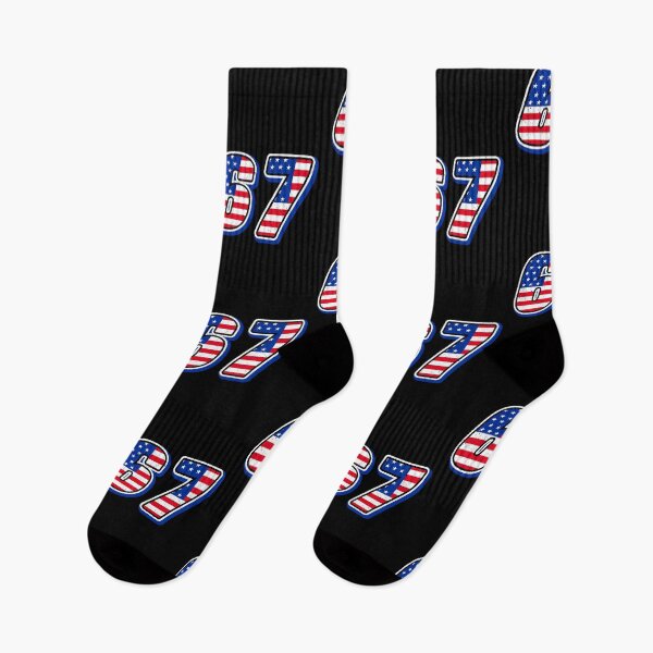 Item preview, 67 USA Flag - Patriotic Six Seven Meme designed and sold by fusedtees.