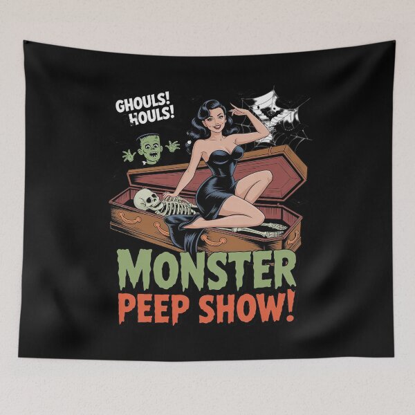 Item preview, Frankenstein Monster Lovers Monster Peepshow Halloween designed and sold by CultureSpec.