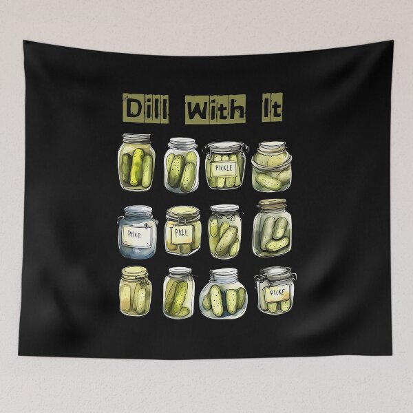 Item preview, Dill With It Pickle Squad Pickle Slut Pickles Vegetable designed and sold by LorraineRita.