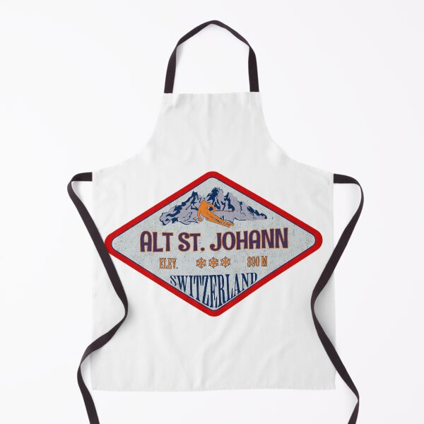Item preview, Alt St. Johann, Switzerland, Vintage skiing badge design designed and sold by Wanderful-roads.