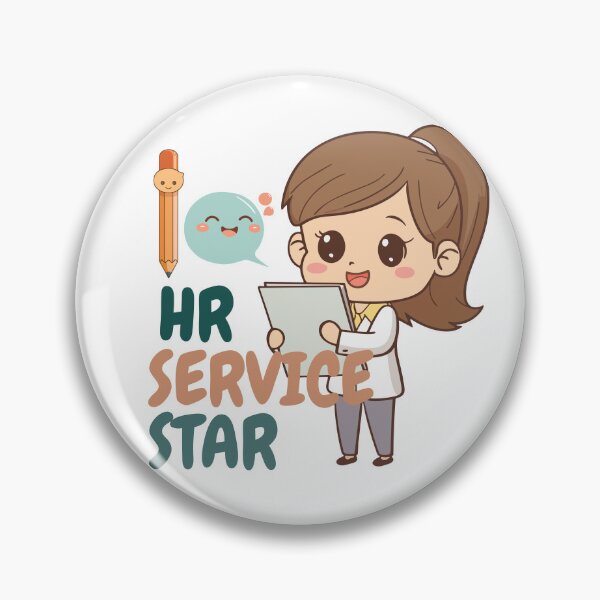 Item preview, HR Service Star Cute Chibi Support Staff designed and sold by WanwisaChuenlom.