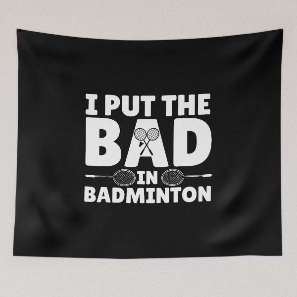 Item preview, Funny Badminton Art For Men Women Shuttlecock Sport Player designed and sold by MarianMartha.