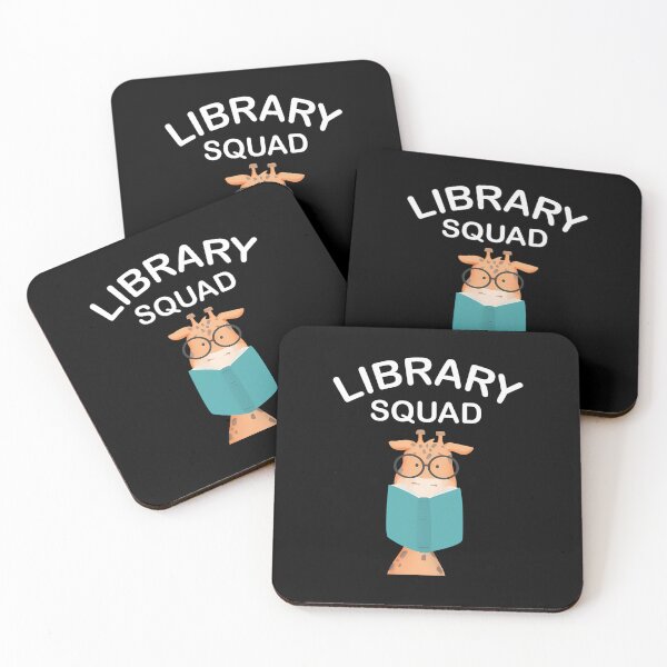 Item preview, Library Squad Reading Books Giraffe Gift designed and sold by LorraineRita.