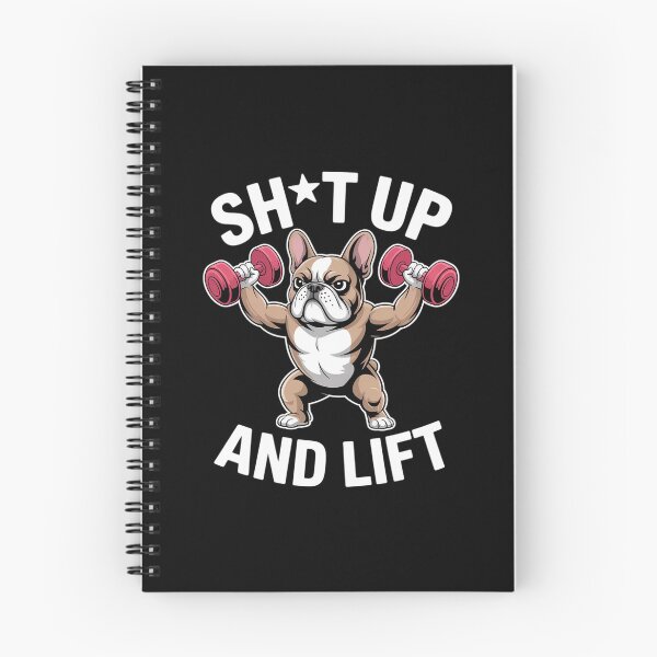 Item preview, French Bulldog Weightlifting Dumbbells Funny Gym Workout designed and sold by CultureSpec.
