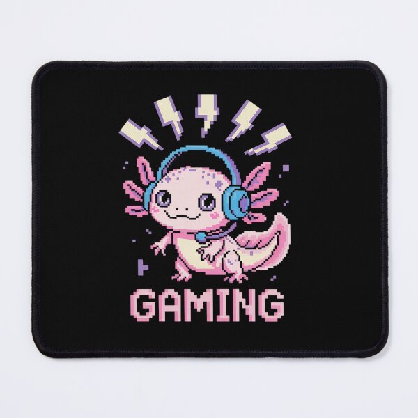 Item preview, Gamesolotl Axolotl Retro 8 Bit Video Gamer Kawaii Anime designed and sold by estellaken.