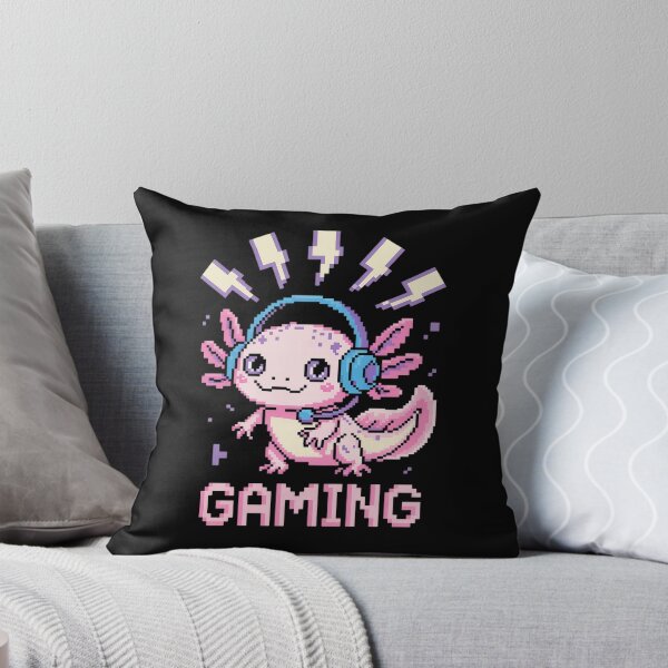Item preview, Gamesolotl Axolotl Retro 8 Bit Video Gamer Kawaii Anime designed and sold by estellaken.