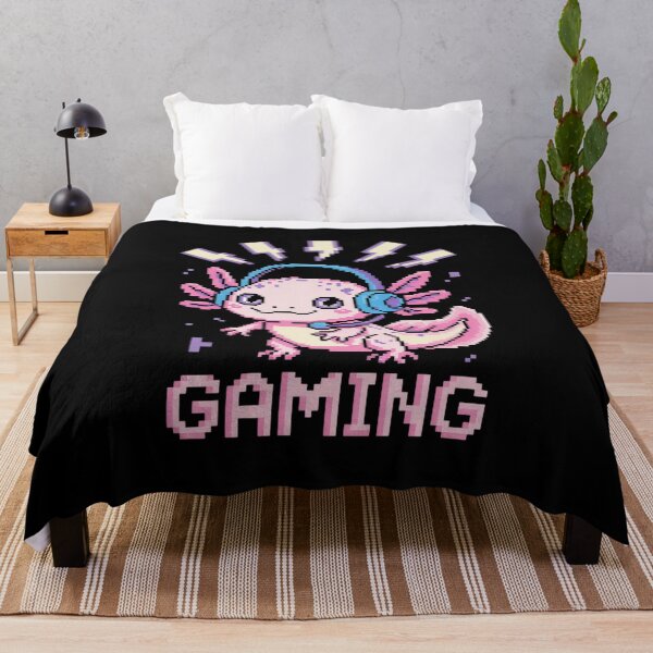 Item preview, Gamesolotl Axolotl Retro 8 Bit Video Gamer Kawaii Anime designed and sold by estellaken.