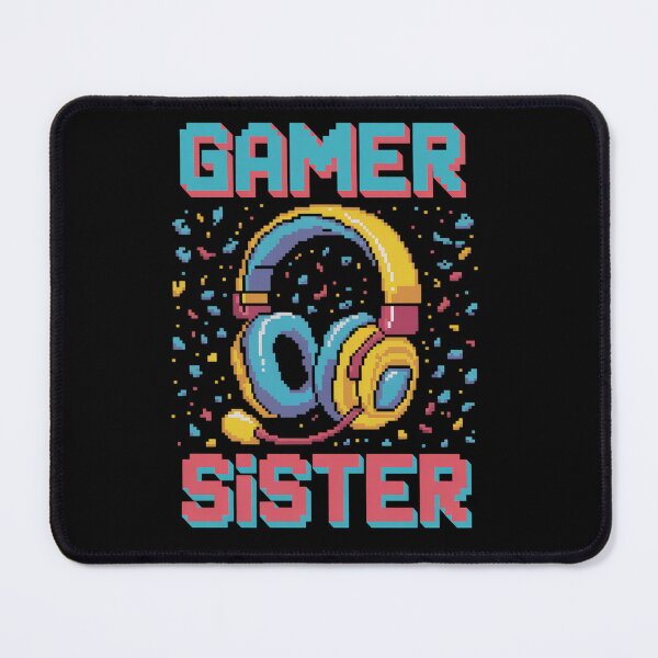 Item preview, Gamer Sister Cute Gaming Video Games 8 Bit Graphic Pixelated Tank Top designed and sold by milanforbes.