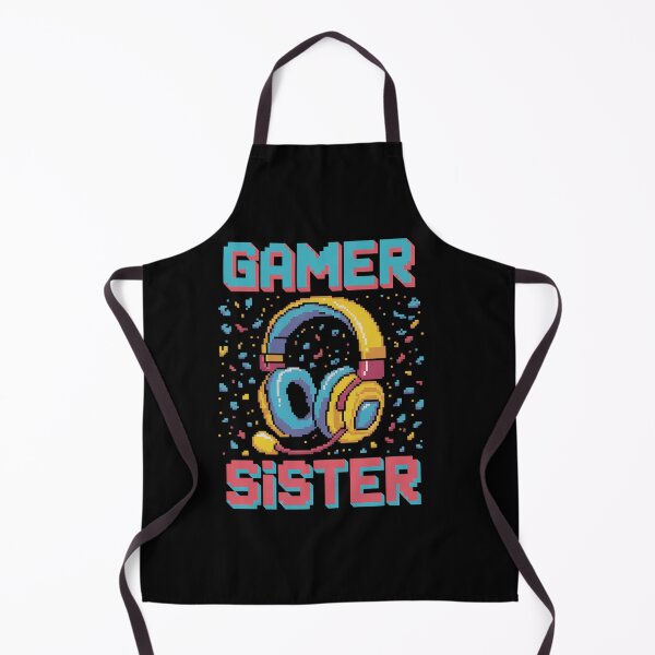 Item preview, Gamer Sister Cute Gaming Video Games 8 Bit Graphic Pixelated Tank Top designed and sold by milanforbes.